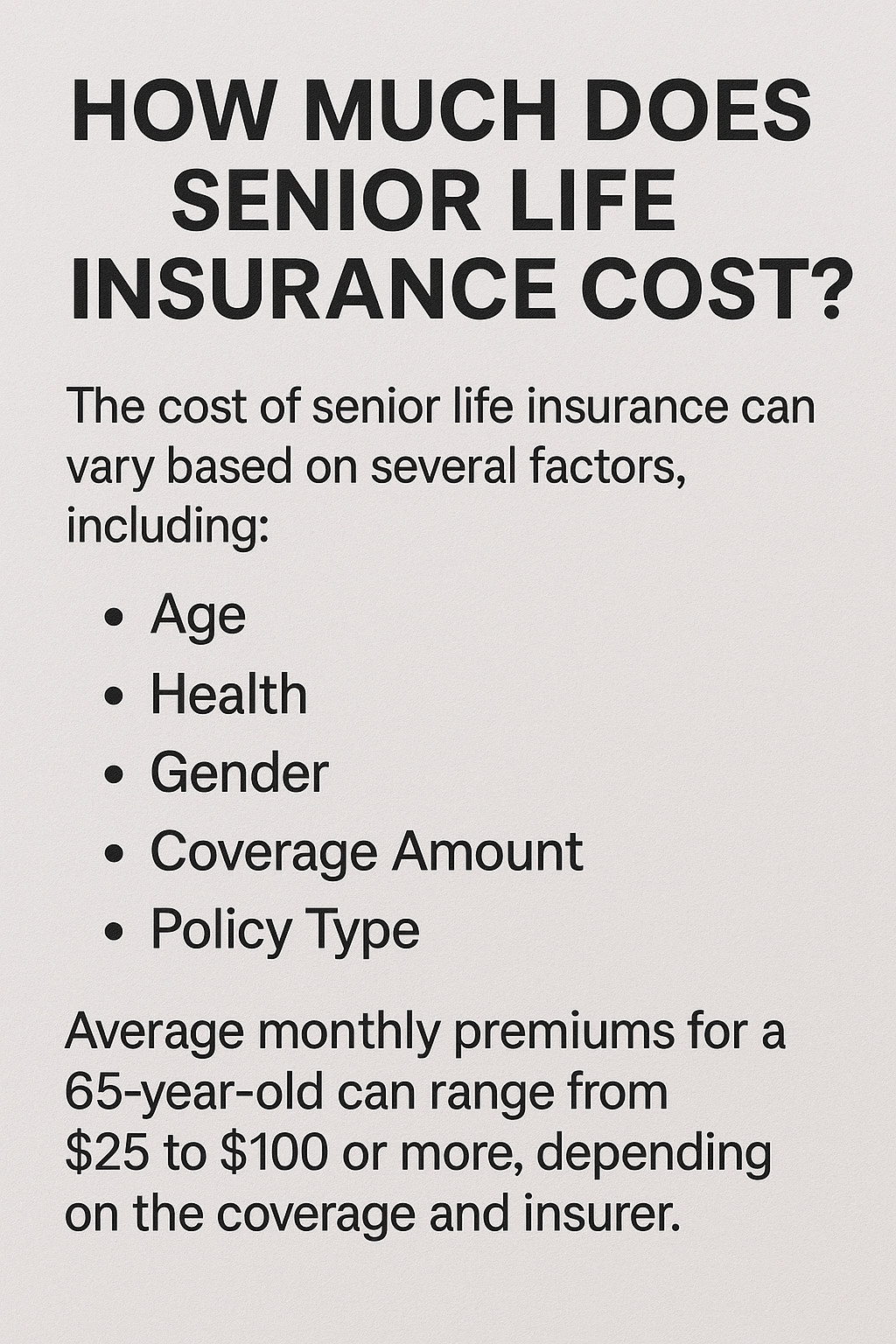 How Much Does Senior Life Insurance Rates Cost? | 2025 Affordable Rates Guide senior life insurance cost