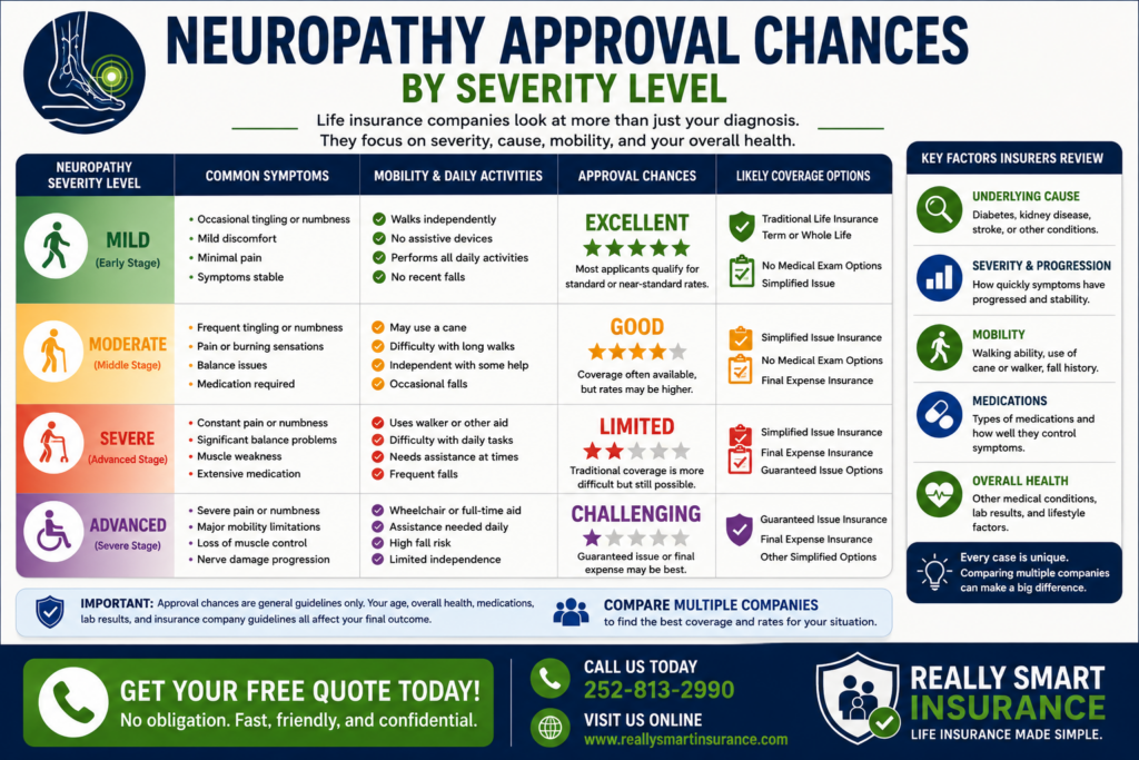 Neuropathy Approval Chances infographic